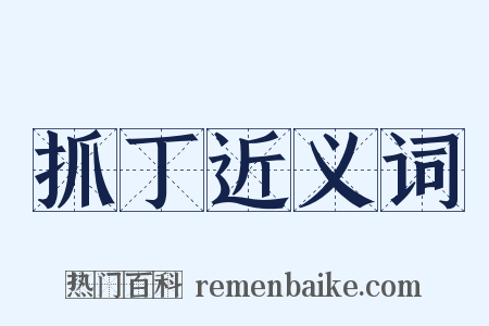 抓丁近义词是什么意思的图片